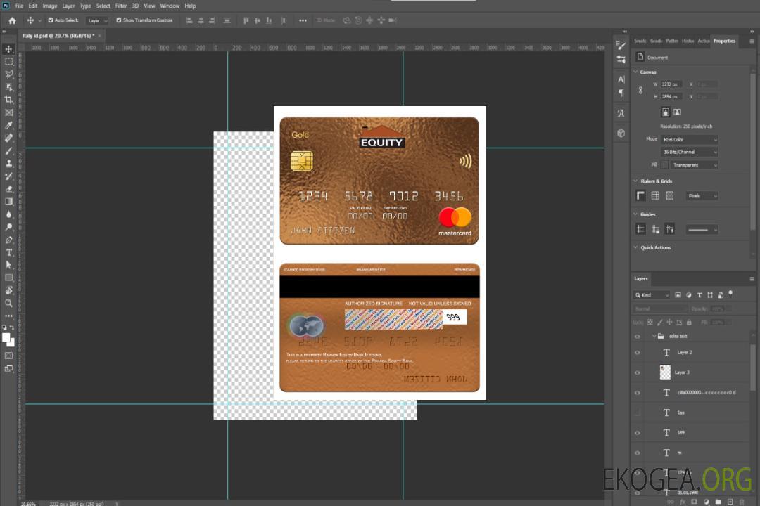 Carte Mastercard de la Rwanda Equity Bank template Carte Mastercard de la Rwanda Equity Bank template